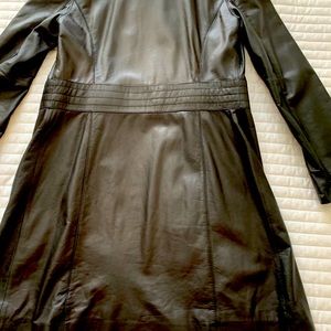 Tory Burch soft leather coat/dress